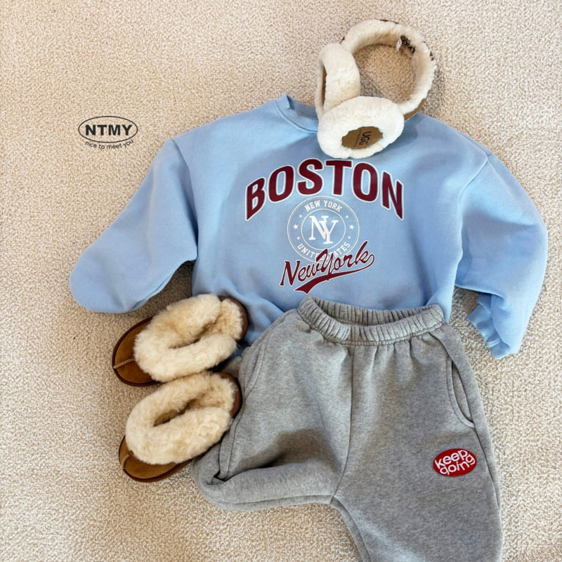 Nice To Meet You - Korean Children Fashion - #magicofchildhood - Boston Sweatshirt - 4
