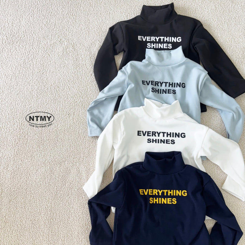 Nice To Meet You - Korean Children Fashion - #minifashionista - Tangtang Turtleneck Tee - 3