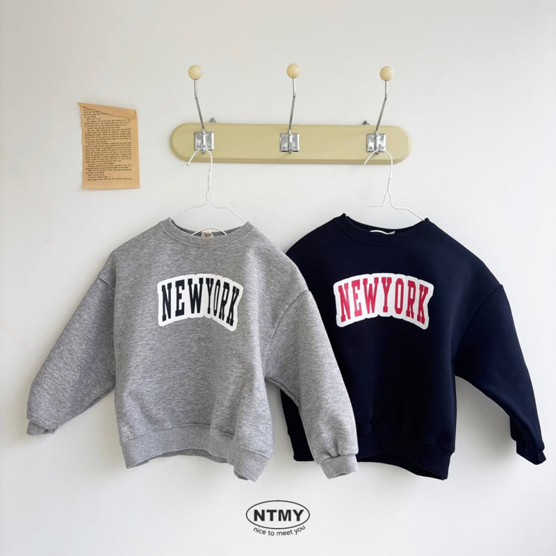 Nice To Meet You - Korean Children Fashion - #minifashionista - New York Sweatshirt - 8