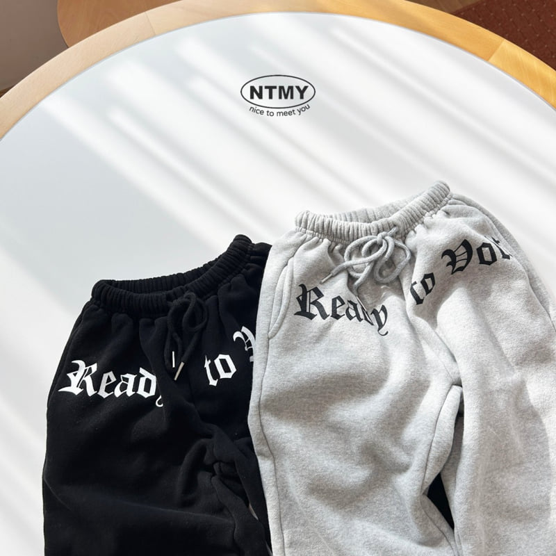 Nice To Meet You - Korean Children Fashion - #minifashionista - Lettering Wide Pants - 7