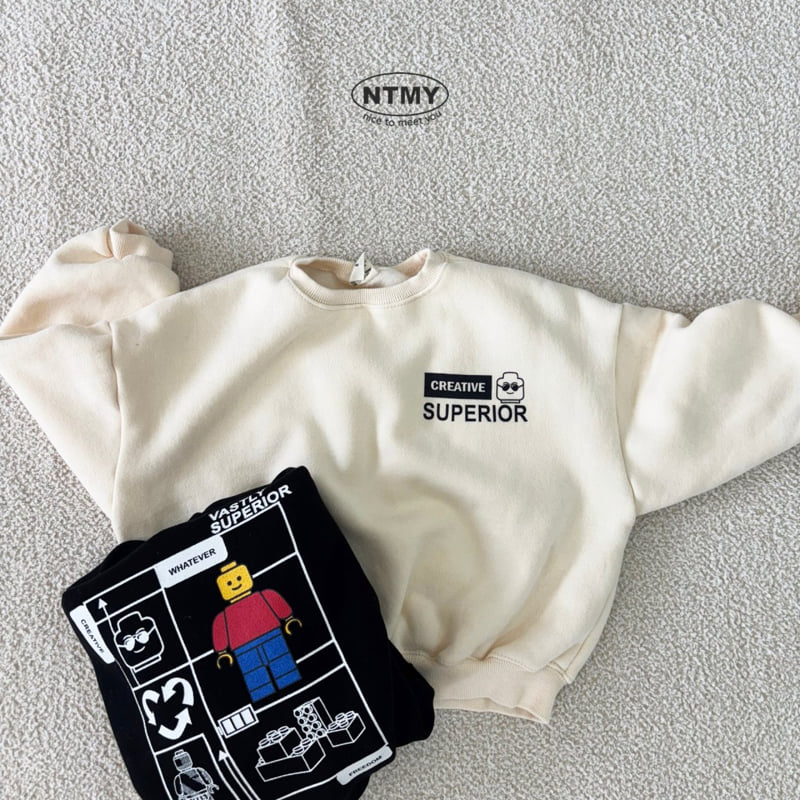 Nice To Meet You - Korean Children Fashion - #magicofchildhood - Lego Sweatshirt - 4