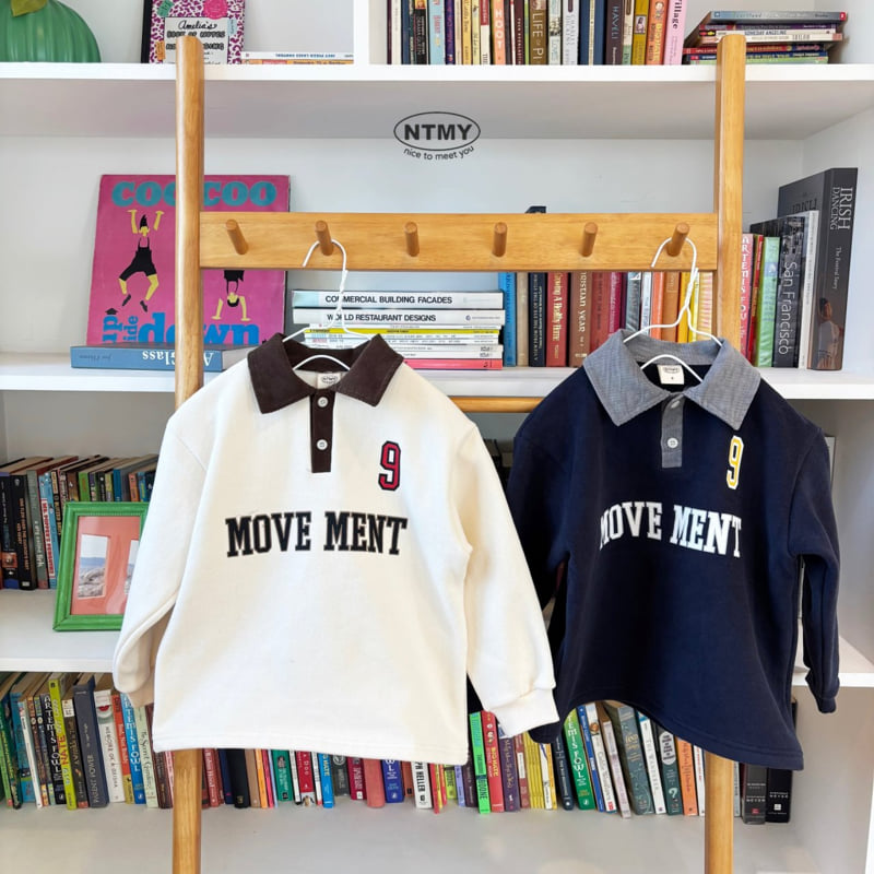Nice To Meet You - Korean Children Fashion - #minifashionista - Move Collar Sweatshirt - 3