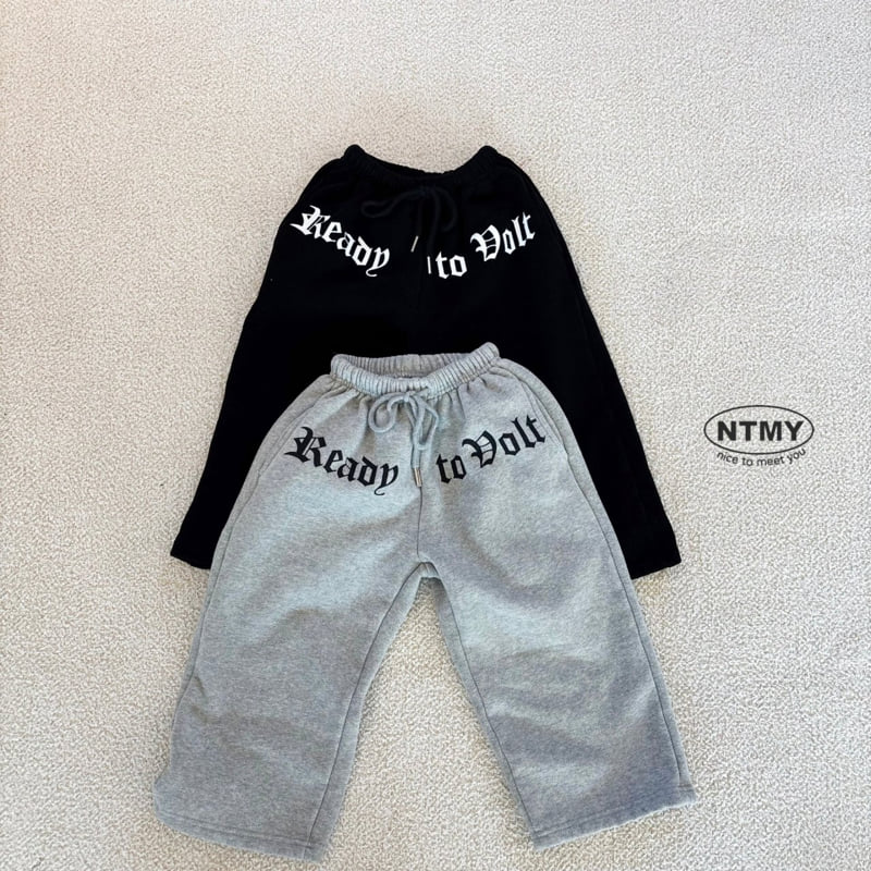 Nice To Meet You - Korean Children Fashion - #prettylittlegirls - Lettering Wide Pants - 8
