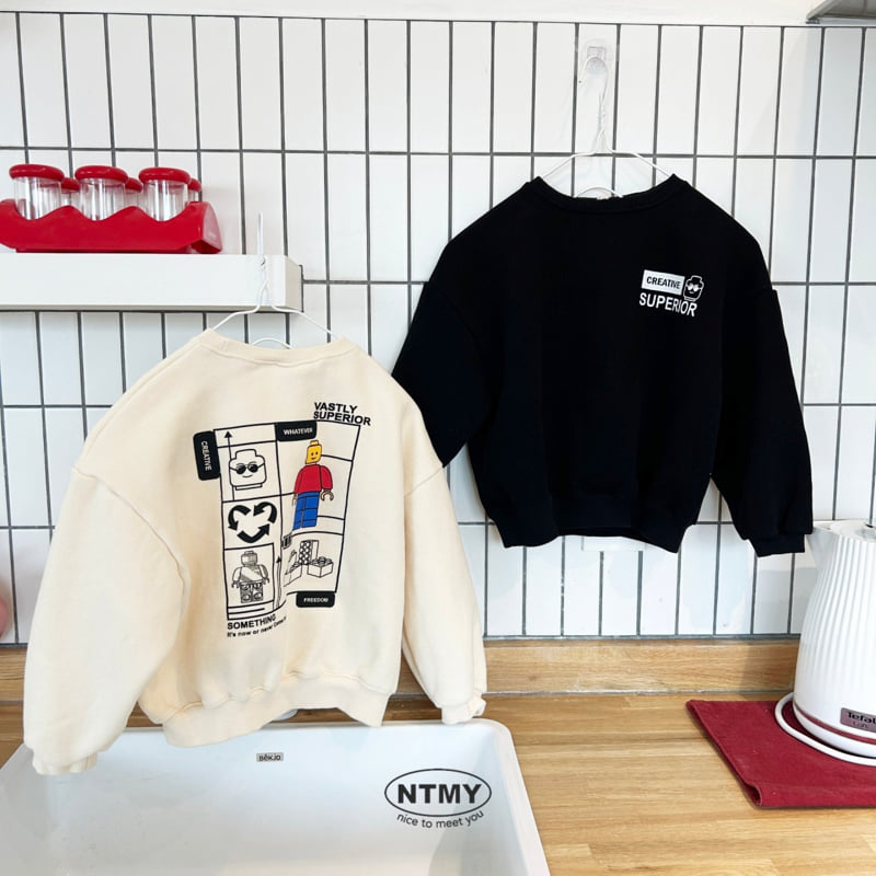 Nice To Meet You - Korean Children Fashion - #prettylittlegirls - Lego Sweatshirt - 5