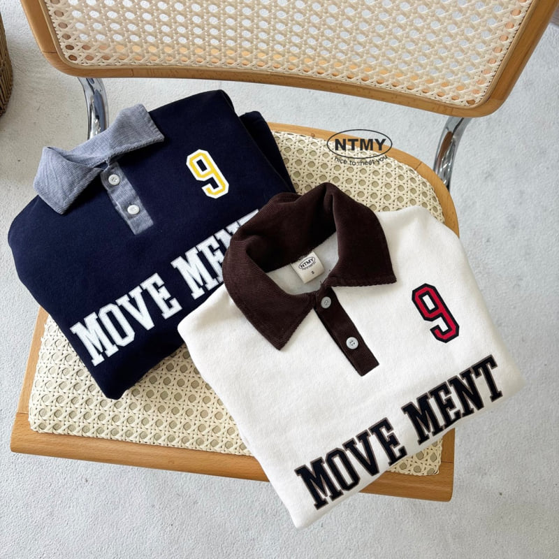 Nice To Meet You - Korean Children Fashion - #minifashionista - Move Collar Sweatshirt - 4