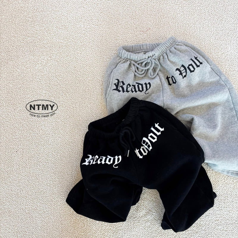 Nice To Meet You - Korean Children Fashion - #stylishchildhood - Lettering Wide Pants - 11