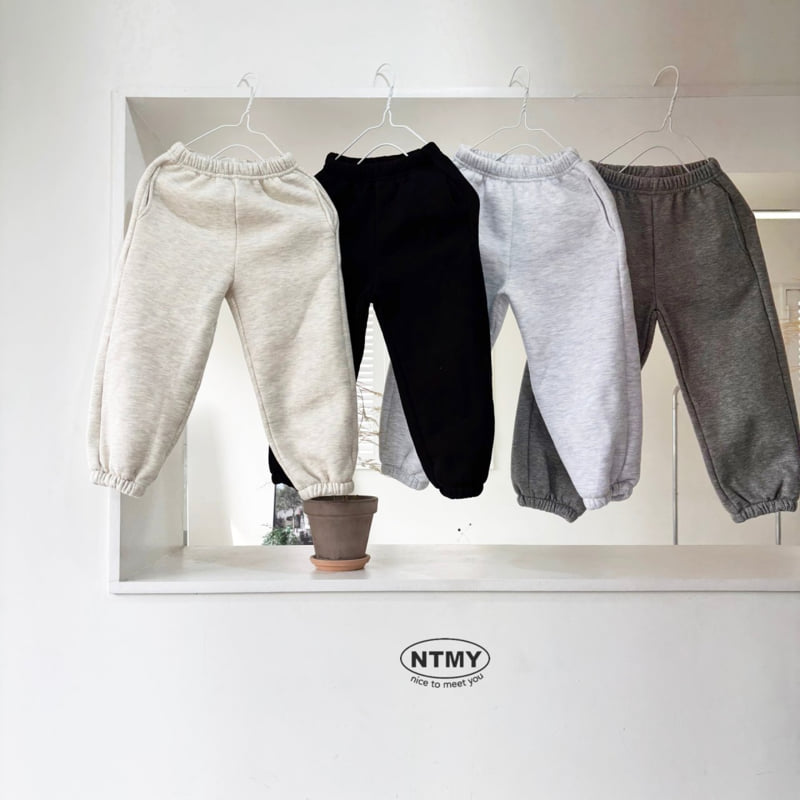 Nice To Meet You - Korean Children Fashion - #stylishchildhood - Heat Jogger Pants - 6