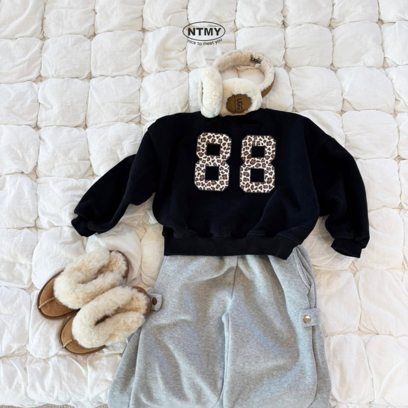 Nice To Meet You - Korean Children Fashion - #stylishchildhood - 88 Leopard Sweatshirt - 3