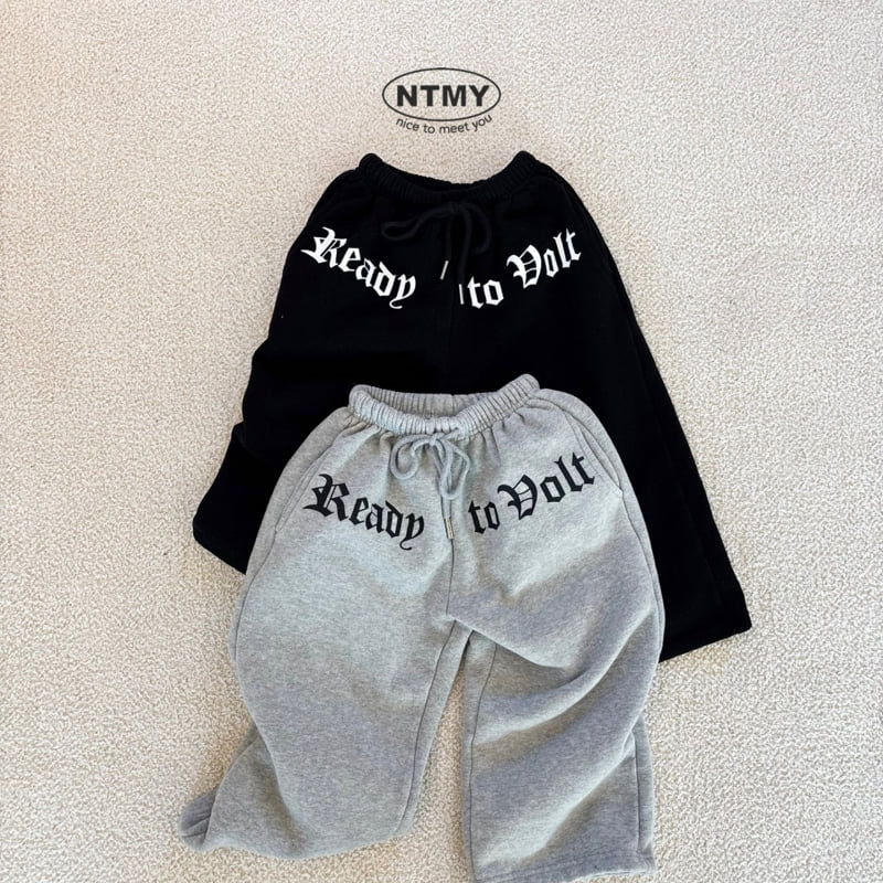 Nice To Meet You - Korean Children Fashion - #todddlerfashion - Lettering Wide Pants - 9