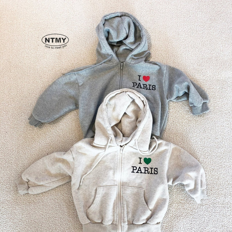 Nice To Meet You - Korean Children Fashion - #todddlerfashion - Paris Hood Zip-up - 8