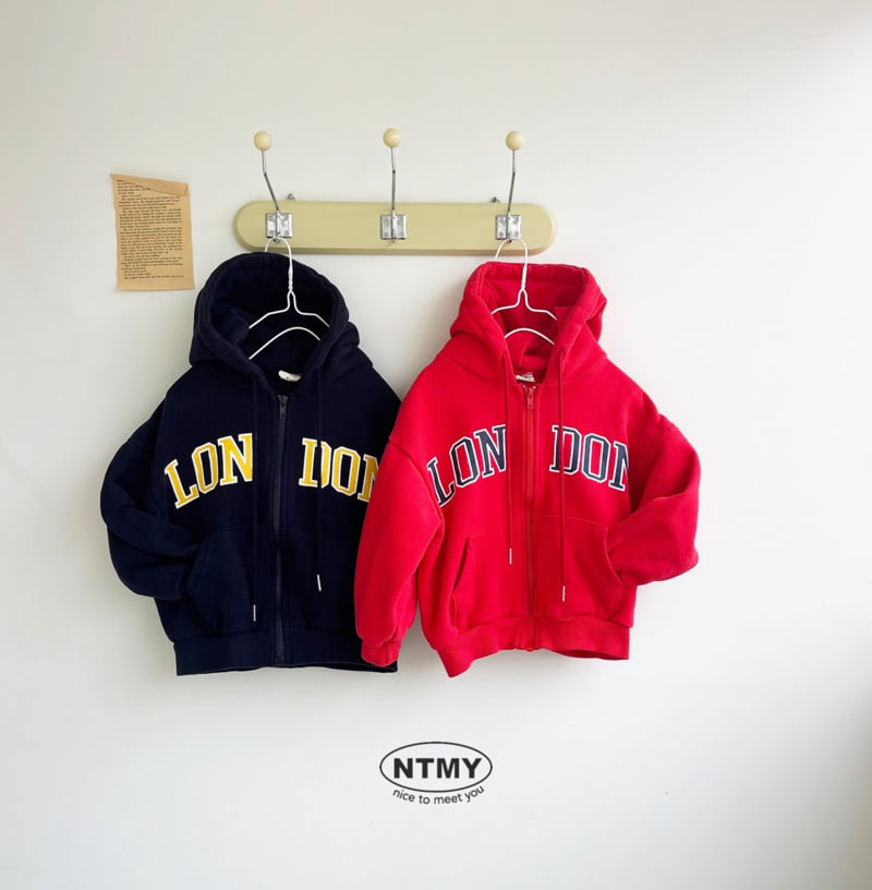 Nice To Meet You - Korean Children Fashion - #toddlerclothing - London Hood Zip-up - 12