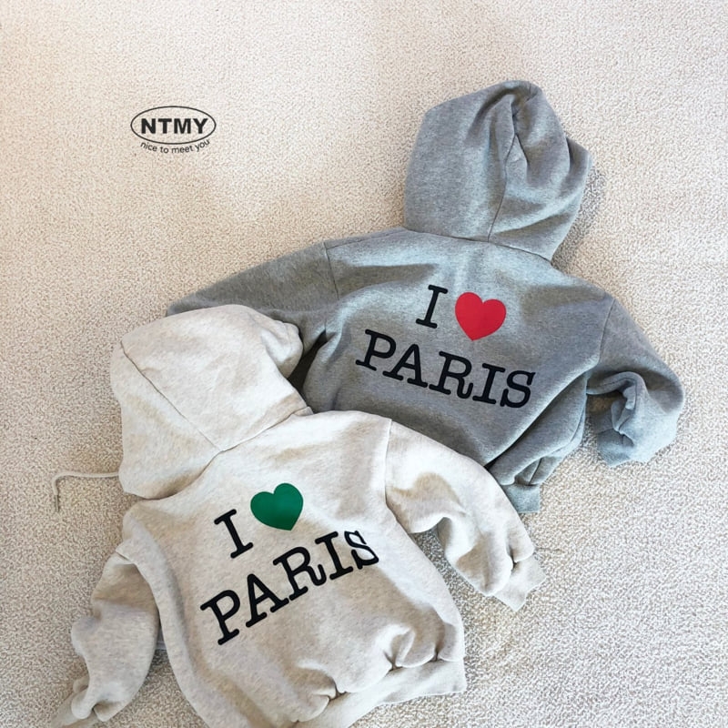 Nice To Meet You - Korean Children Fashion - #toddlerclothing - Paris Hood Zip-up - 9