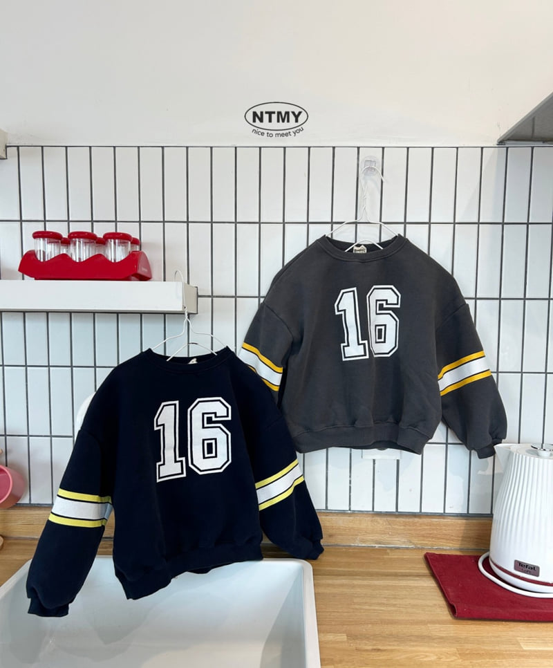 Nice To Meet You - Korean Children Fashion - #toddlerclothing - 16 Sixteen Sweatshirt