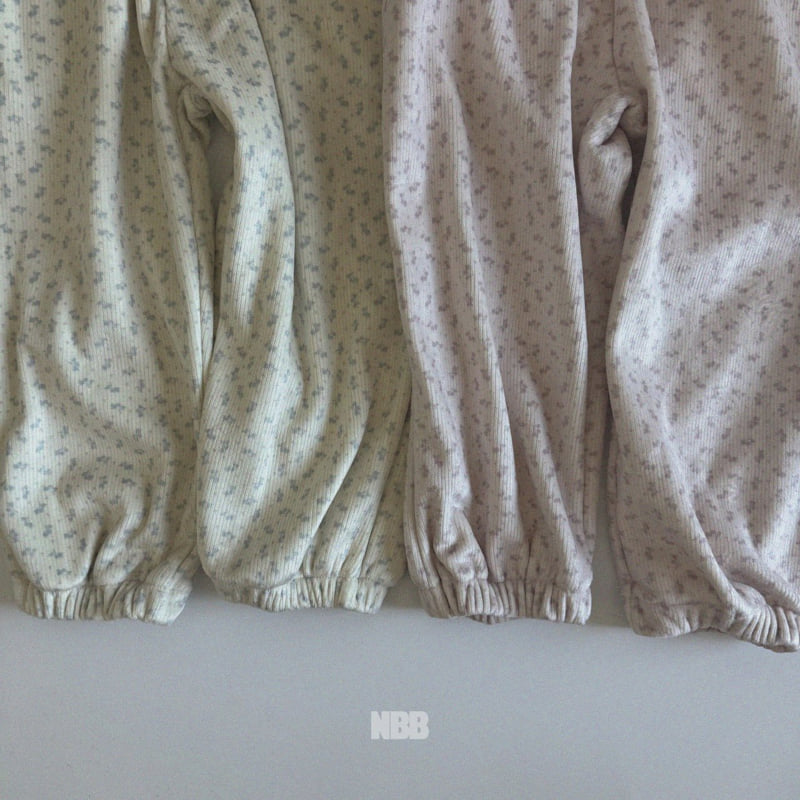 Night Bebe - Korean Baby Fashion - #babyboutique - Flower Jogger Pants - 10