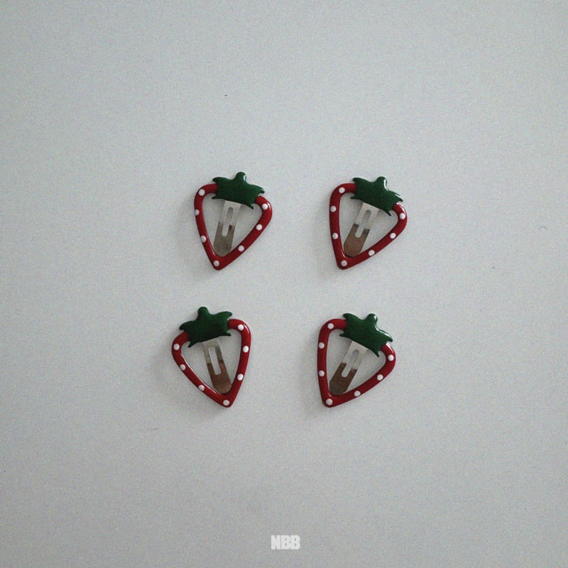 Night Bebe - Korean Baby Fashion - #babyboutiqueclothing - Retro Strawberry Pin