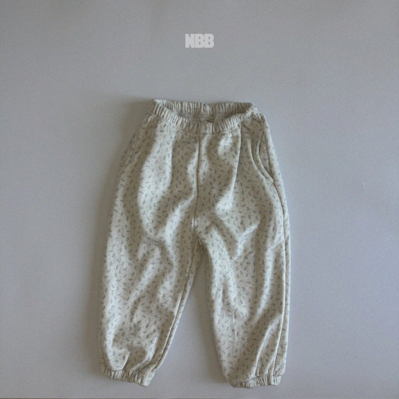 Night Bebe - Korean Baby Fashion - #babyboutiqueclothing - Flower Jogger Pants - 11