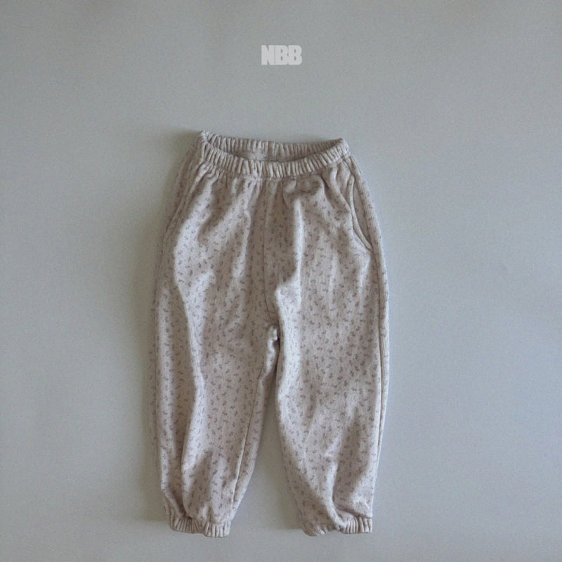 Night Bebe - Korean Baby Fashion - #babyclothing - Flower Jogger Pants - 12