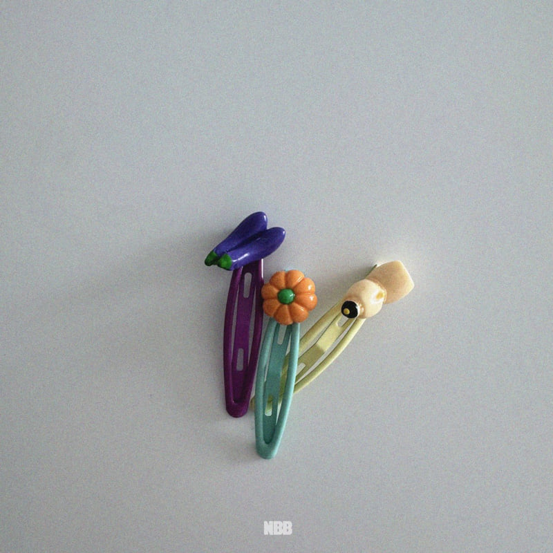 Night Bebe - Korean Baby Fashion - #babyfashion - Vegetable Shop Pin Set - 2