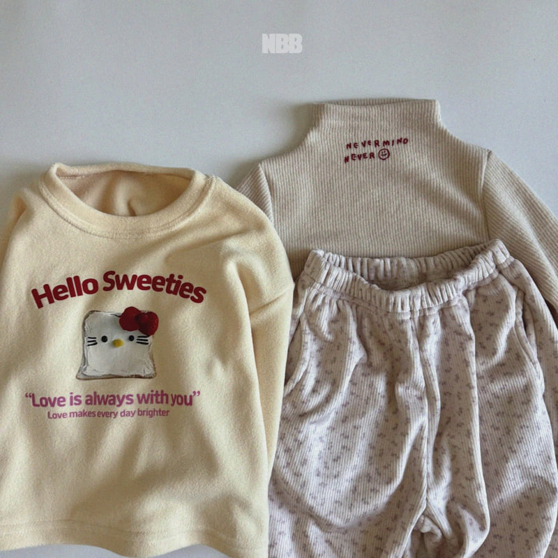 Night Bebe - Korean Baby Fashion - #babyfashion - Sweet Ribbon Sweatshirt - 12