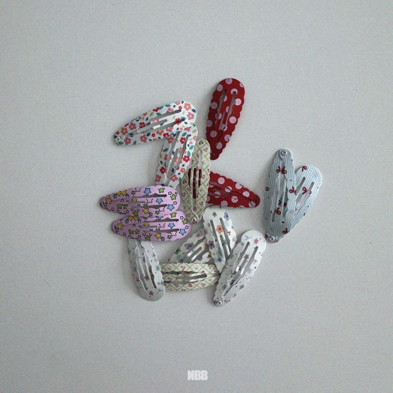 Night Bebe - Korean Baby Fashion - #babyfever - Retro Days Snap Pin Set - 6