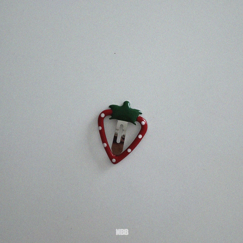 Night Bebe - Korean Baby Fashion - #babyfashion - Retro Strawberry Pin - 4