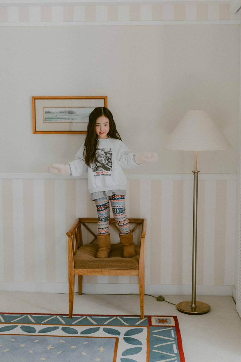Night Bebe - Korean Baby Fashion - #babygirlfashion - Pizza Sweatshirt - 8