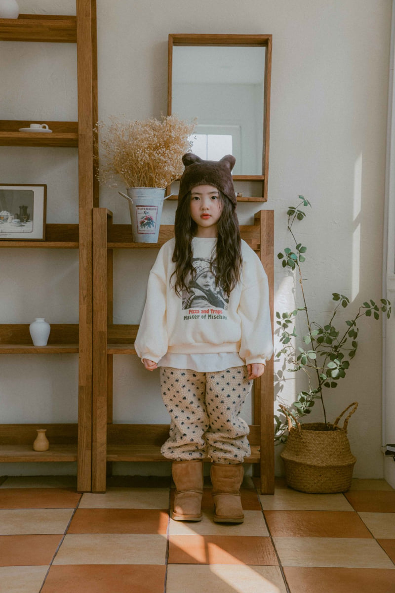 Night Bebe - Korean Baby Fashion - #babylifestyle - Pizza Sweatshirt - 9