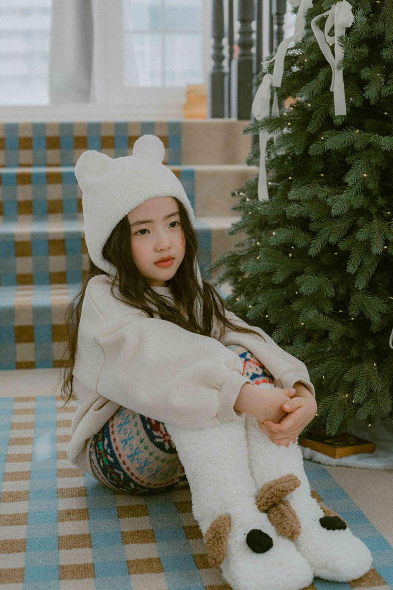 Night Bebe - Korean Baby Fashion - #babyoninstagram - Winter Fluffy Beanie - 7