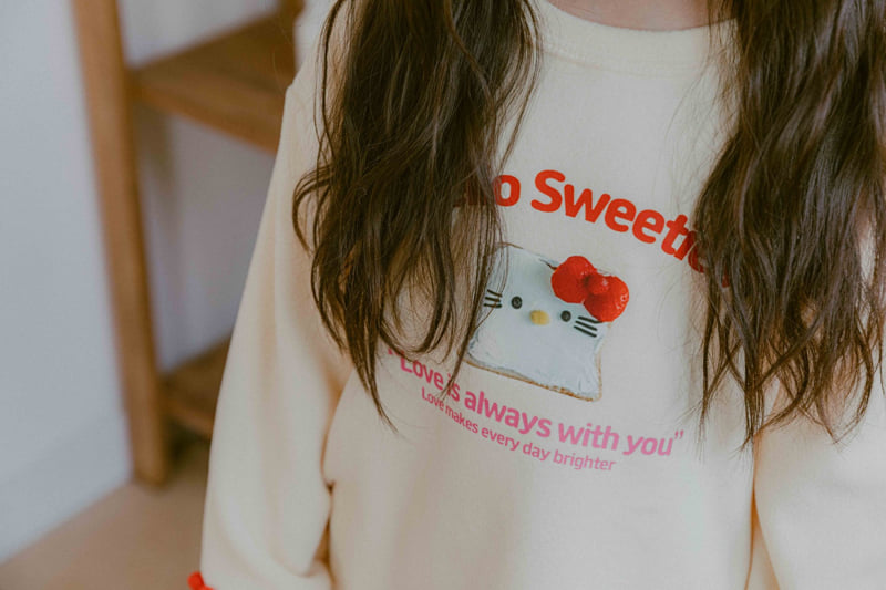 Night Bebe - Korean Baby Fashion - #babyoninstagram - Sweet Ribbon Sweatshirt