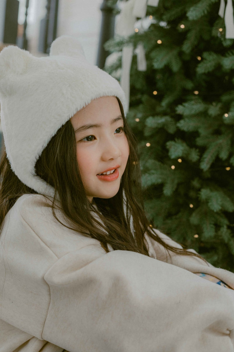 Night Bebe - Korean Baby Fashion - #babyootd - Winter Fluffy Beanie - 8