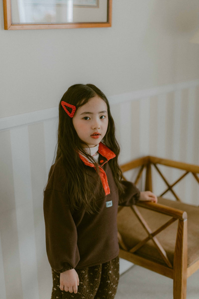 Night Bebe - Korean Baby Fashion - #babyootd - Vintage Dot Hairpin - 2