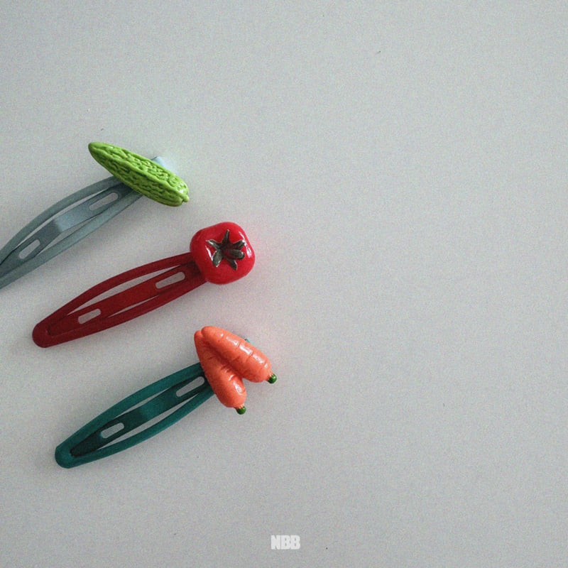 Night Bebe - Korean Baby Fashion - #babyoutfit - Vegetable Shop Pin Set - 9