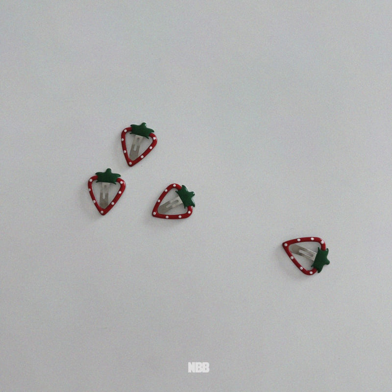 Night Bebe - Korean Baby Fashion - #babyoutfit - Retro Strawberry Pin - 9
