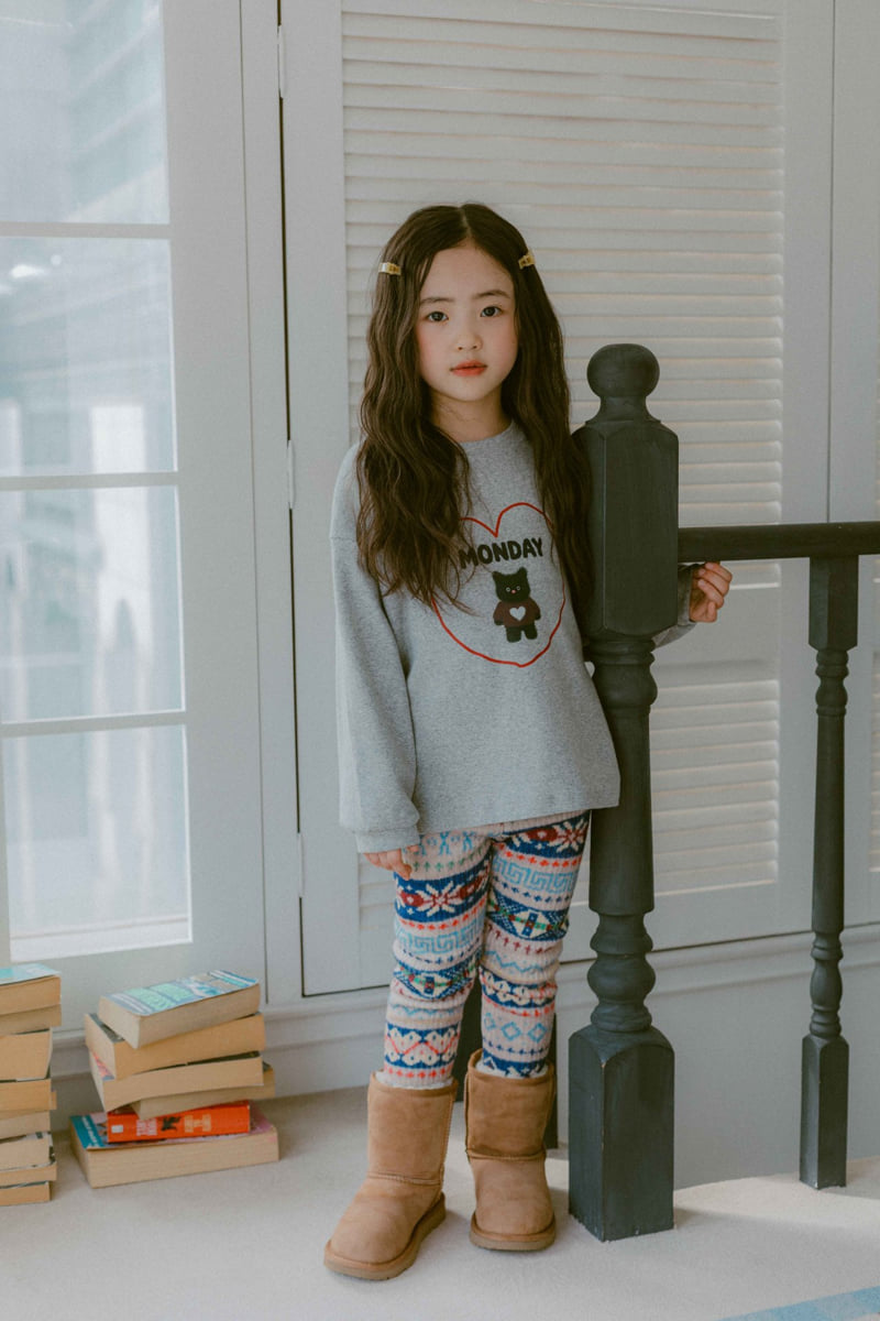 Night Bebe - Korean Baby Fashion - #babyoutfit - Retro Leggings - 7