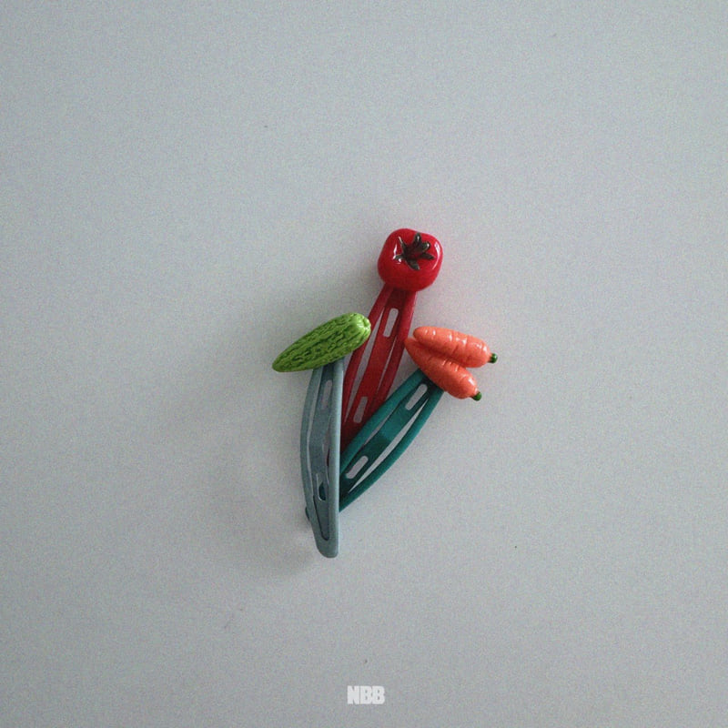 Night Bebe - Korean Baby Fashion - #babywear - Vegetable Shop Pin Set - 10