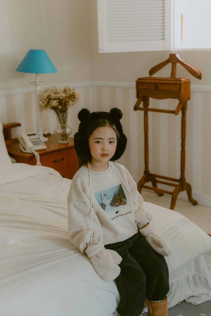 Night Bebe - Korean Baby Fashion - #babywear - Winter Fluffy Gloves - 6