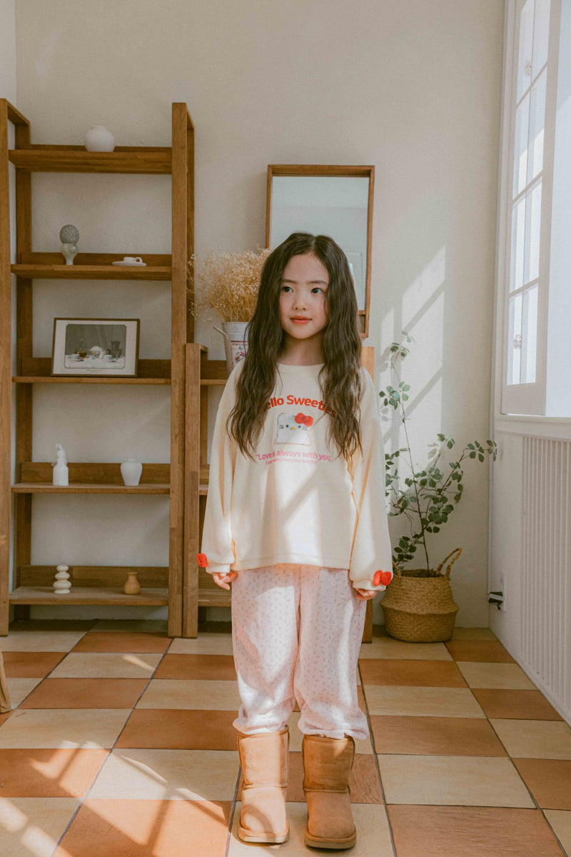 Night Bebe - Korean Baby Fashion - #babywear - Sweet Ribbon Sweatshirt - 5