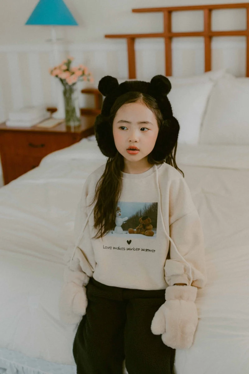 Night Bebe - Korean Baby Fashion - #onlinebabyboutique - Winter Fluffy Gloves - 7