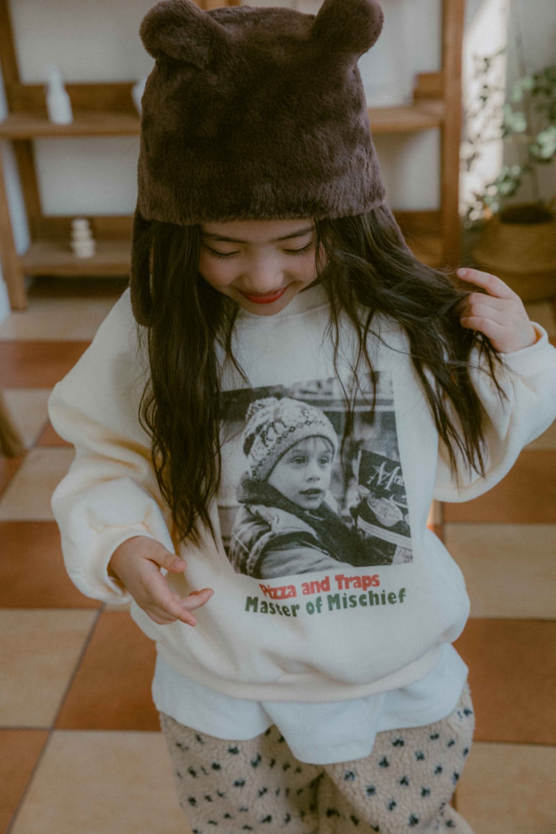 Night Bebe - Korean Baby Fashion - #onlinebabyshop - Pizza Sweatshirt