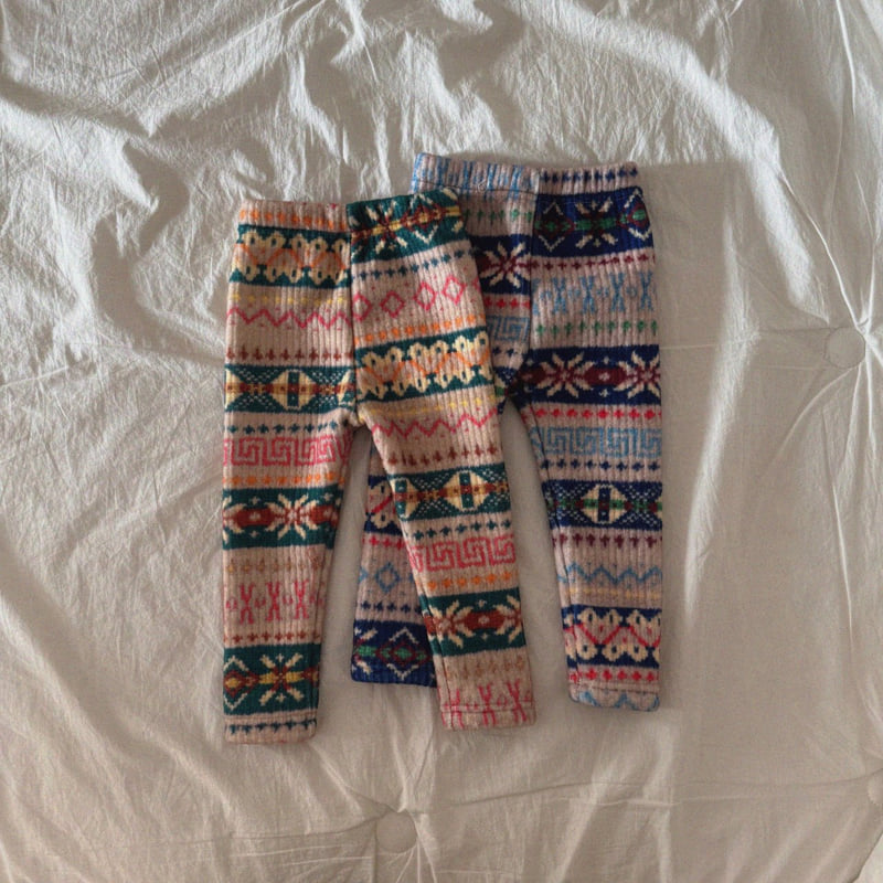 Night Bebe - Korean Baby Fashion - #onlinebabyshop - Retro Leggings - 10