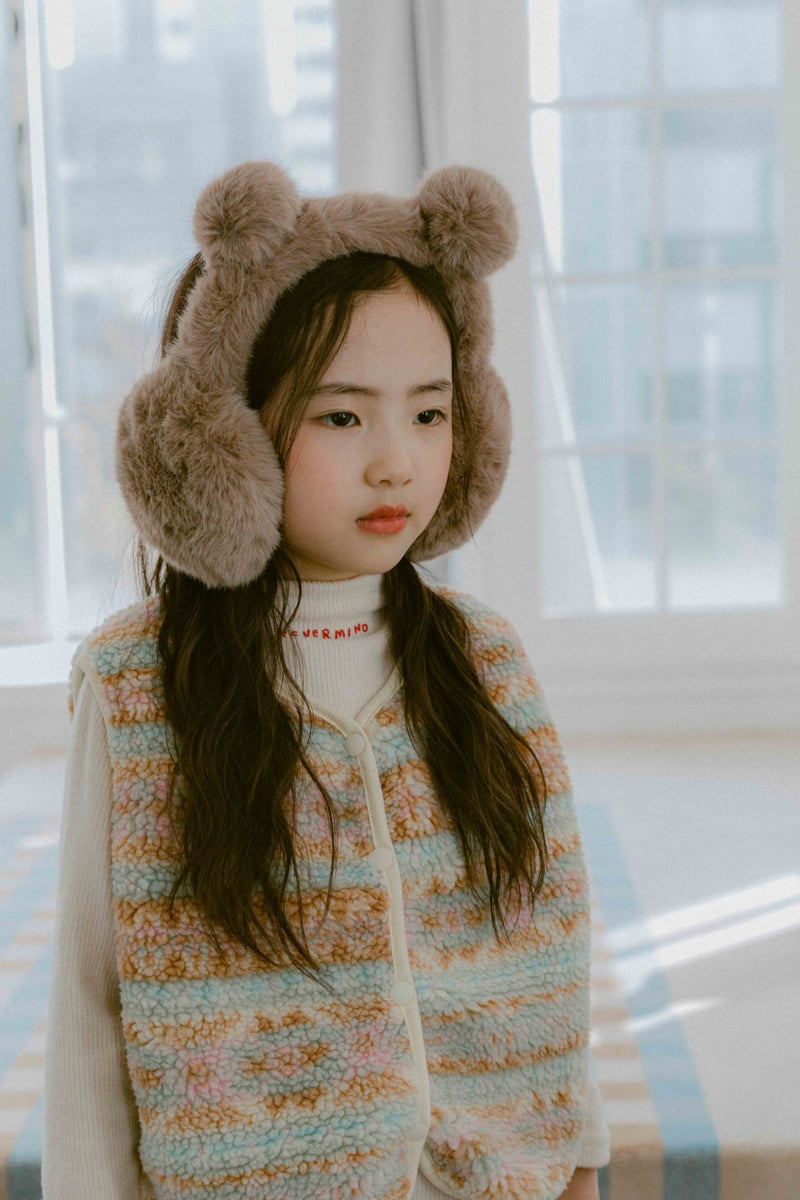 Night Bebe - Korean Children Fashion - #childofig - Fuzzy Vest