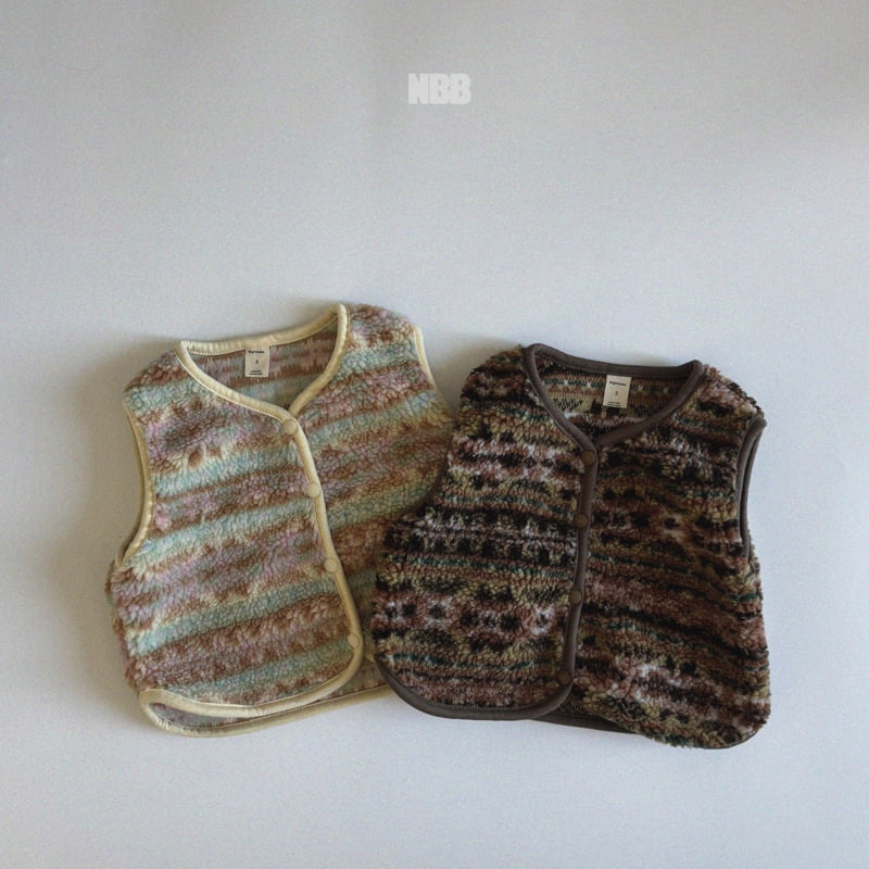 Night Bebe - Korean Children Fashion - #littlefashionista - Fuzzy Vest - 10