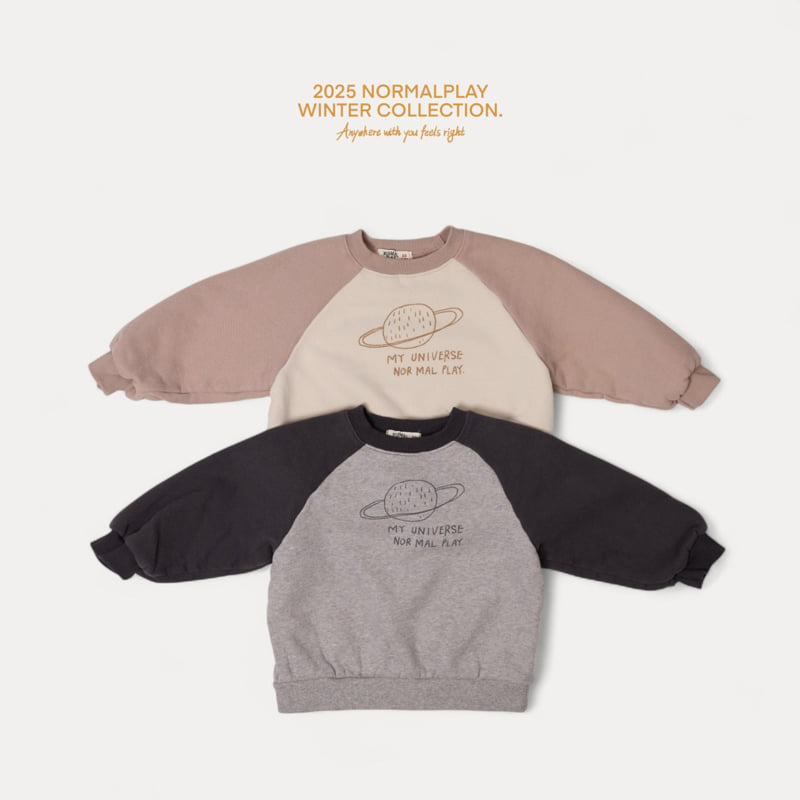 Normalplay - Korean Children Fashion - #Kfashion4kids - Universe Raglan Tee