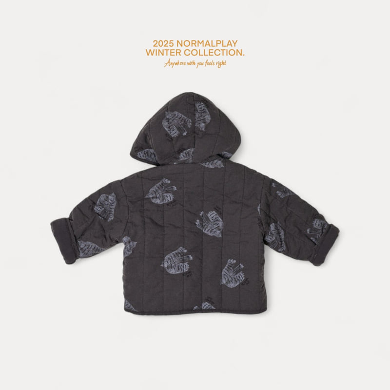 Normalplay - Korean Children Fashion - #Kfashion4kids - Bird Hoodie Overlap (Junior) - 6