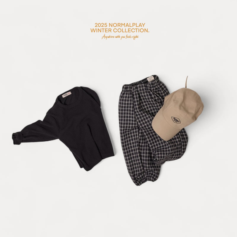Normalplay - Korean Children Fashion - #childofig - Bear Bell Ribbed Tee - 10
