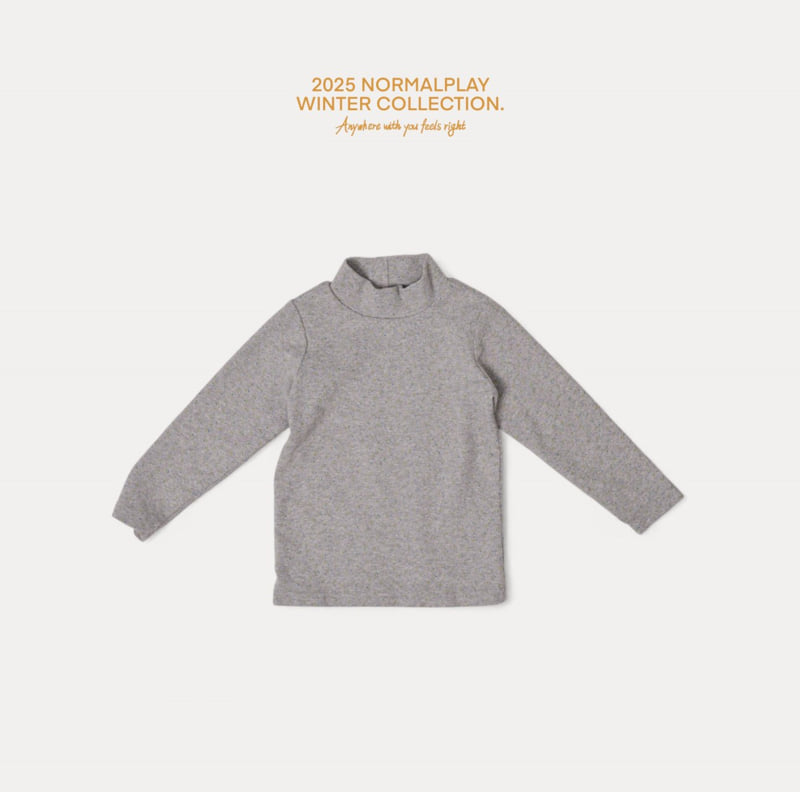 Normalplay - Korean Children Fashion - #childofig - Small Flower Turtleneck Tee - 5