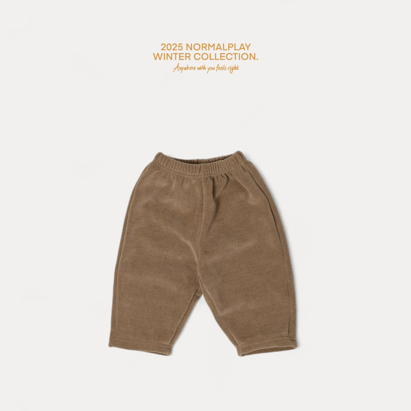Normalplay - Korean Children Fashion - #childofig - Loopy Warm Brushed Pants - 4
