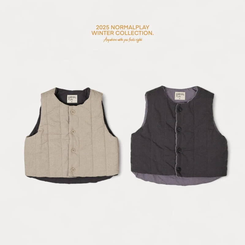 Normalplay - Korean Children Fashion - #childrensboutique - Quilted Vest