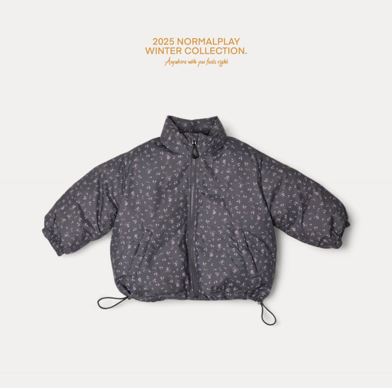 Normalplay - Korean Children Fashion - #designkidswear - Atti Flower Duck Down Jacket (Kids) - 7