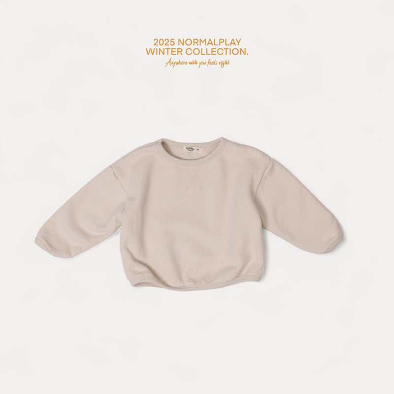 Normalplay - Korean Children Fashion - #childrensboutique - Solid Fleece Sweatshirt - 4
